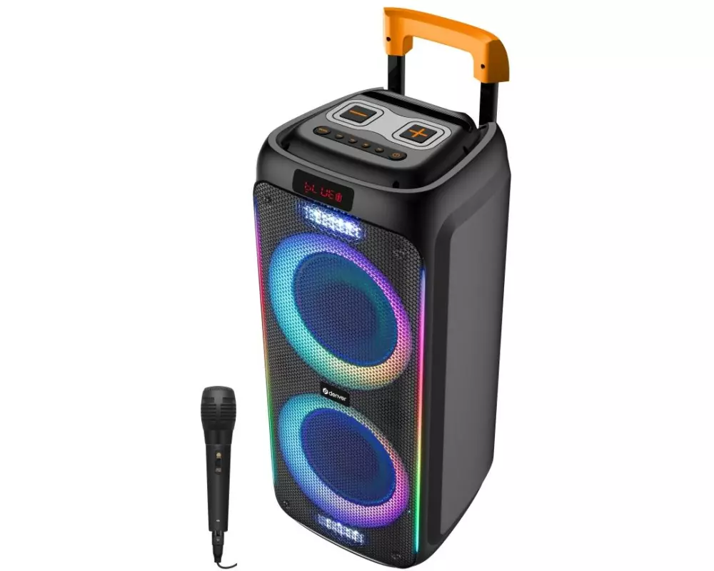 Denver TSP-456 mit LED-Beleuchtung und Trolley-Funktion