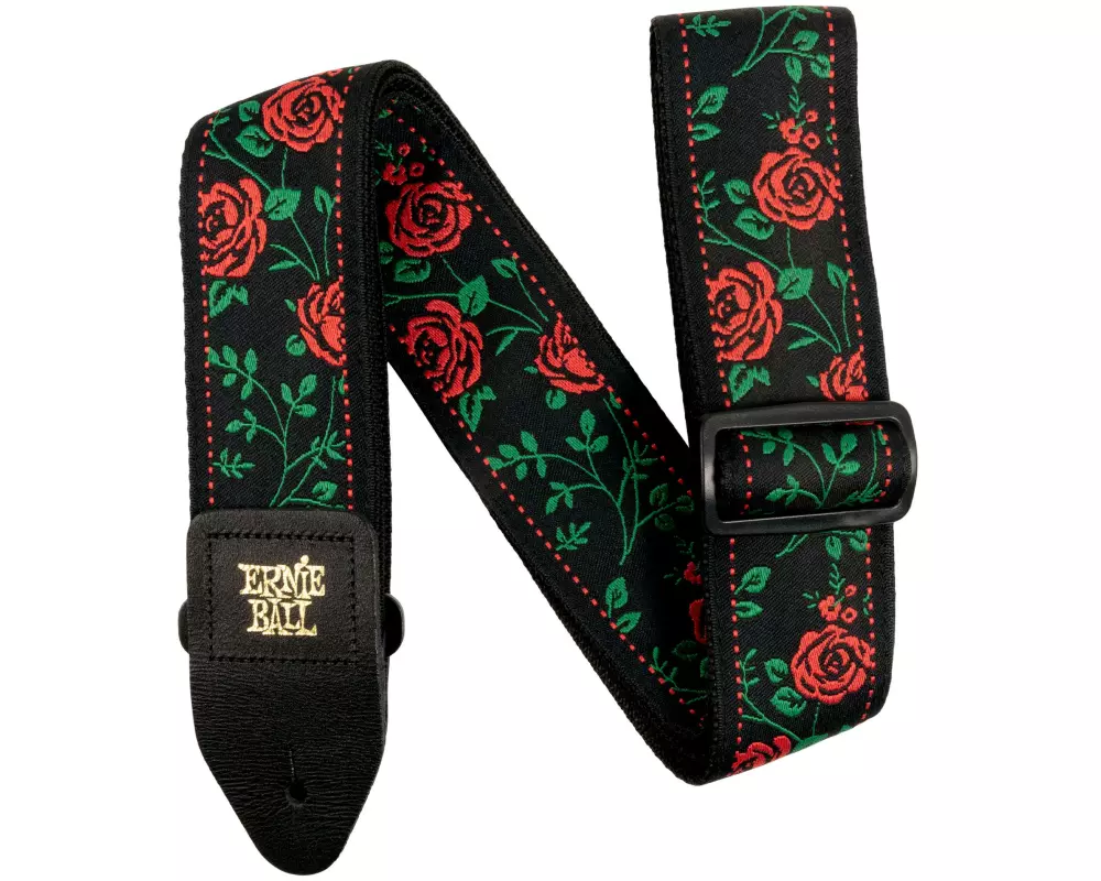 Ernie Ball Gitarrengurt Jacquard Spanish Rose
