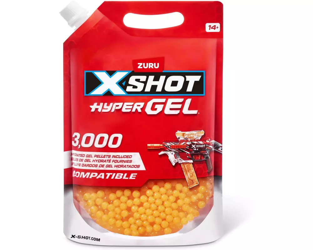 X-Shot Hyper Gel Nachfüllpackung 3.000 Gel-Kugeln – EN71 Series 1