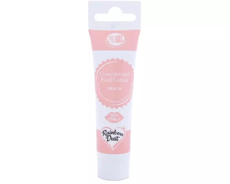 Rainbow Dust Lebensmittelfarben-Gel ProGel Pfirsich