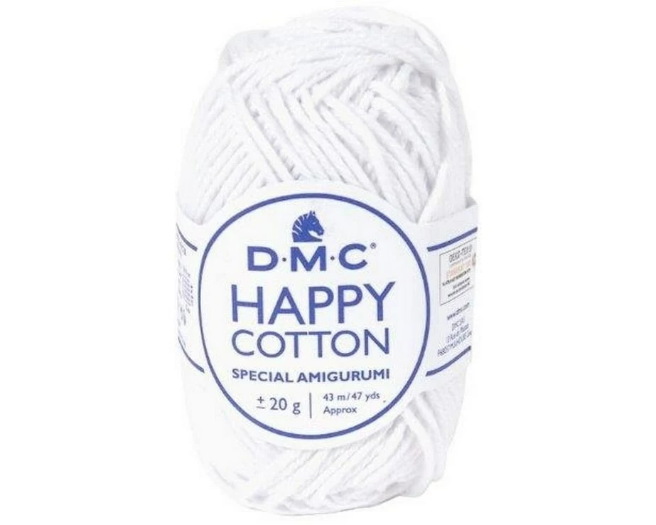 DMC Baumwollgarn Natura Happy Cotton Brillantweiss