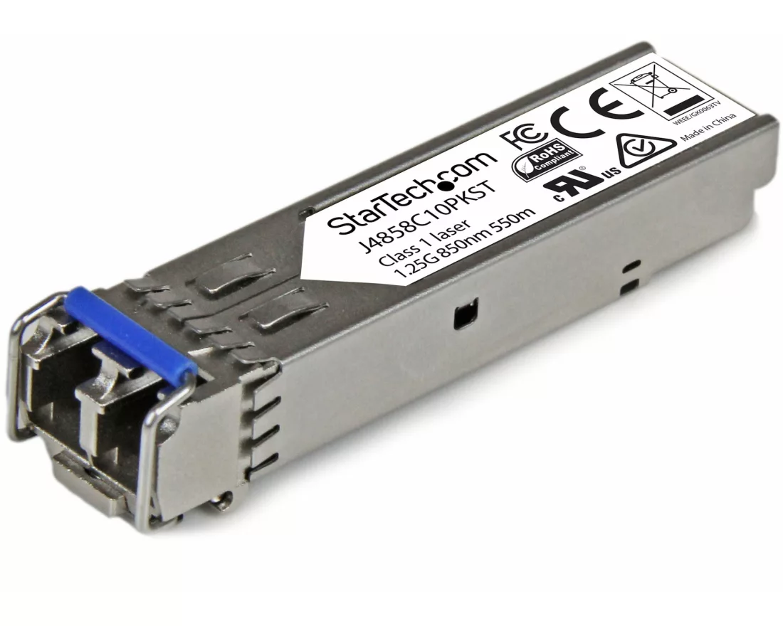 StarTech.com J4859C10PKST Netzwerk-Transceiver-Modul Faseroptik 1250 Mbit/s SFP 1310 nm