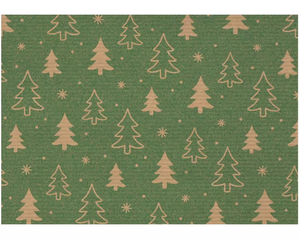 Braun + Company Geschenkpapier 2mx70 cm, Tiny Forest