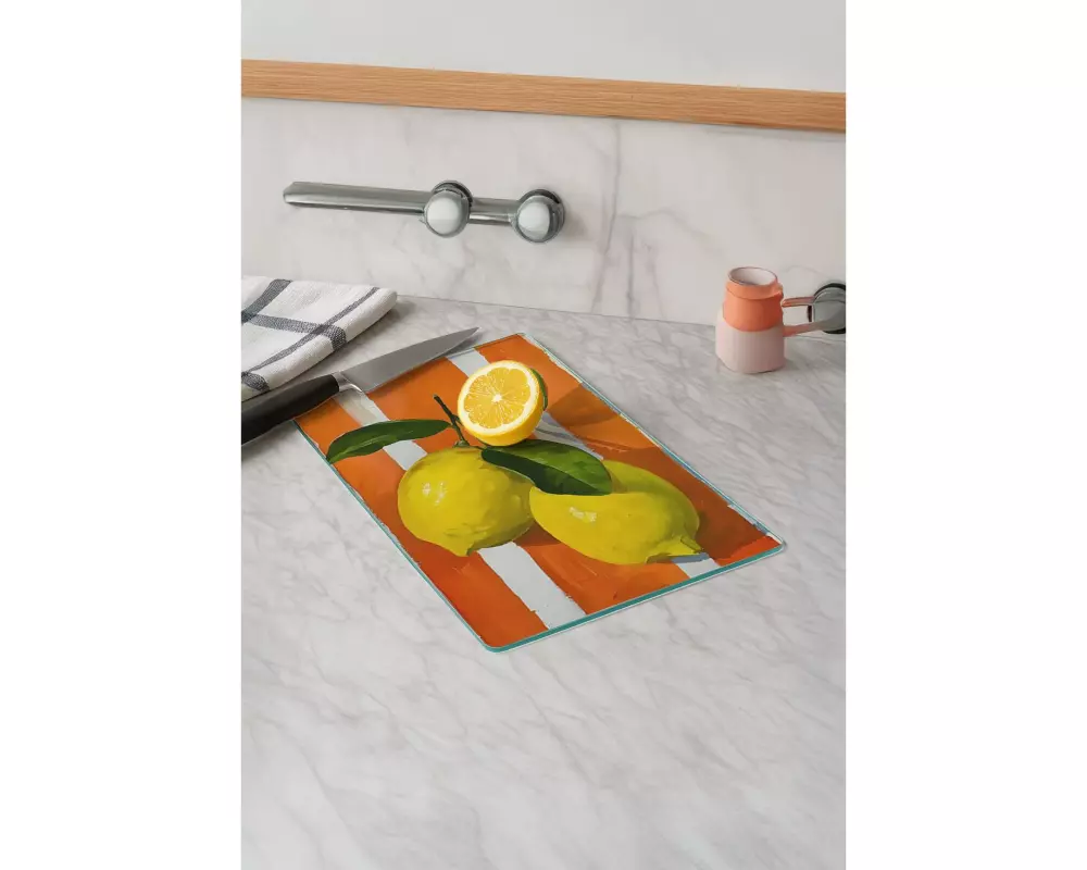 Hermia Schneidebrett Zitrone 20 x 30 cm, Orange