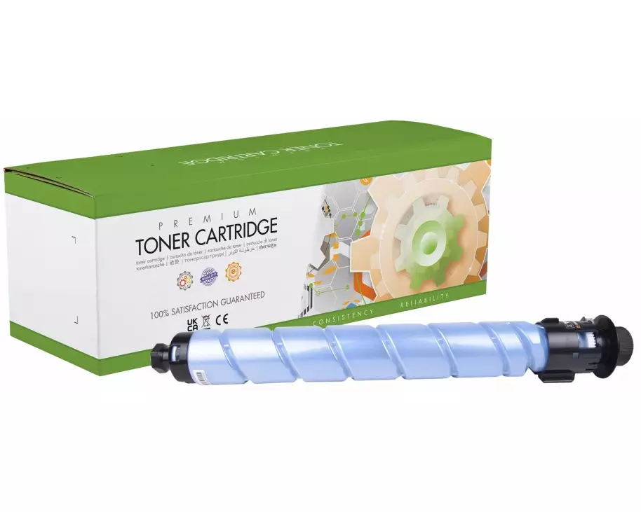 STATIC Toner cartridge compatible with Ricoh 842258 cyan remanufactured 19.000 pages