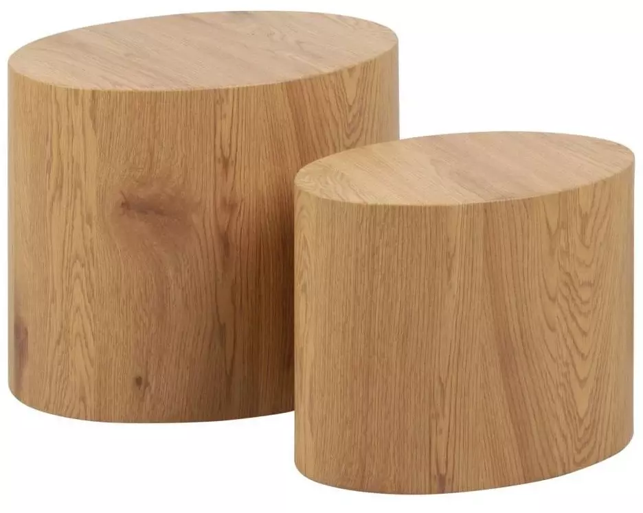 AC Design Couchtisch Mice 2 Stück, Nature