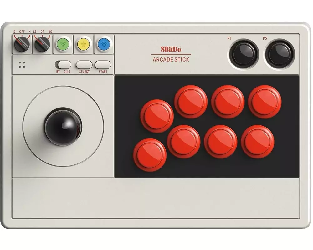 8bitdo Arcade Stick grau