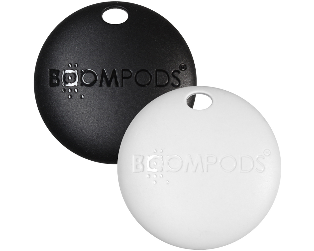 BOOMPODS Boomtag 2 Pack TUPAC1 black,white