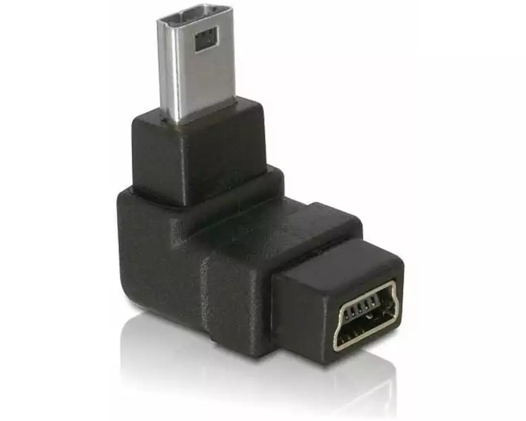 Delock USB 2.0 Adapter USB-MiniB Stecker - USB-MiniB Buchse