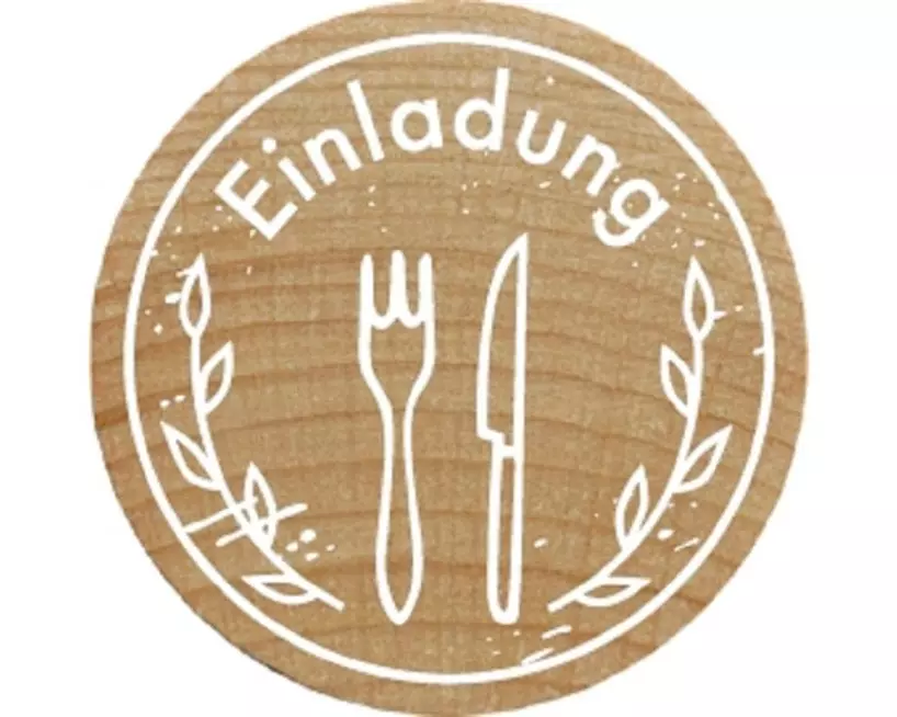 Woodies Stempel Einladung 1 Stück