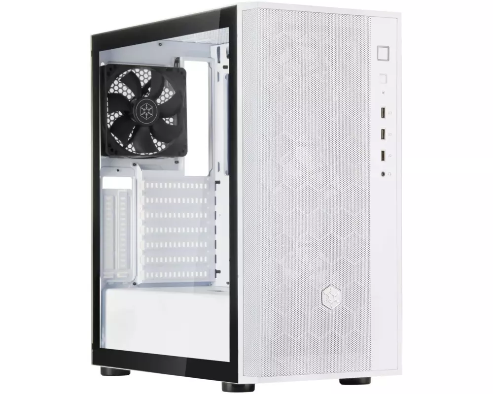 SilverStone PC-Gehäuse FARA R1 V2 Weiss
