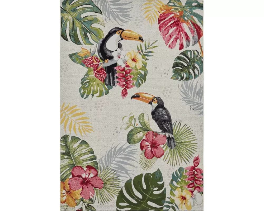 Hanse Home Teppich Tropical Dream 120 cm x 180 cm, Crème/Mehrfarbig