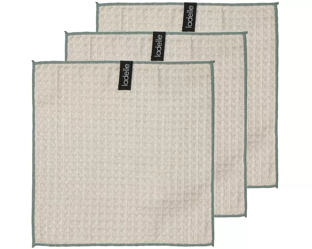 Ladelle Spültuch Mega Waffle Taupe, 3 Stück