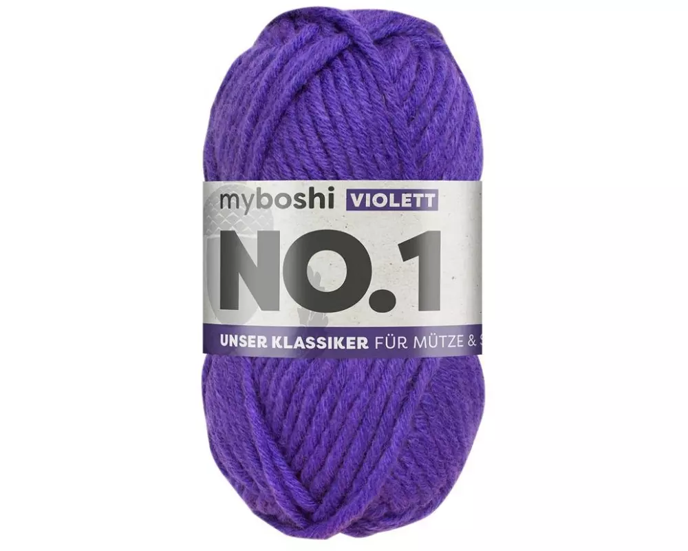 myBoshi Wolle Nr.1 Violett 50 g, 55 m