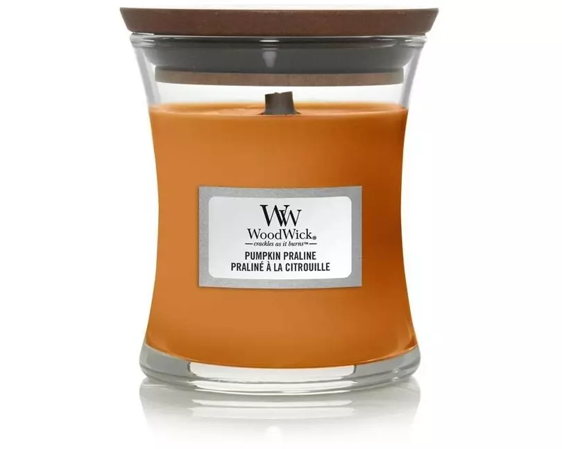 Woodwick Duftkerze Pumpkin Praline Mini Jar