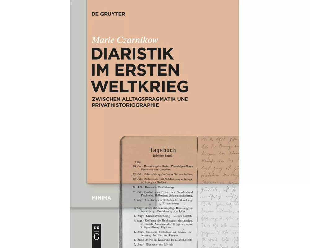 Diaristik im Ersten Weltkrieg