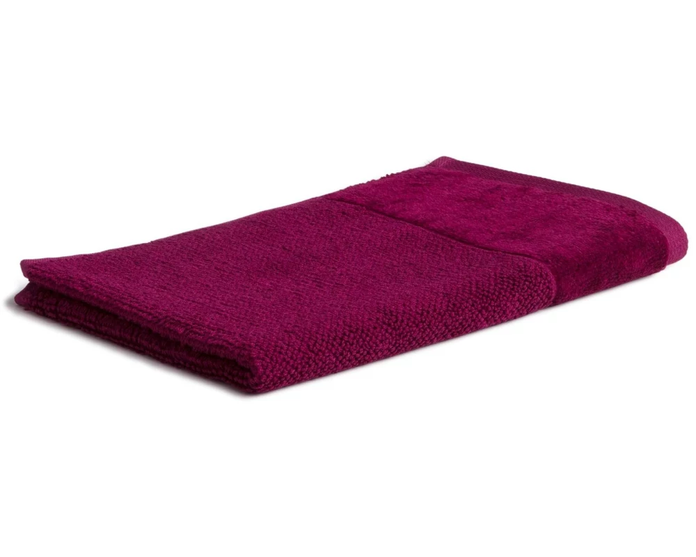 Möve Gästetuch Bamboo Luxe Uni 50 x 30 cm, Berry