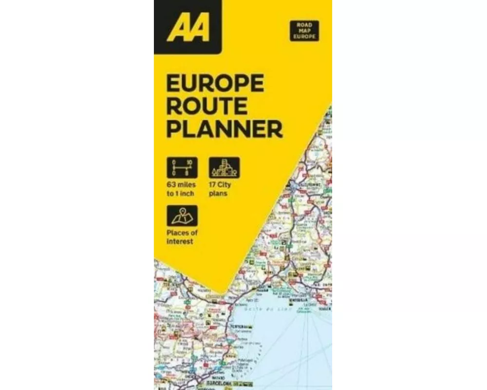 AA European Route Planner Map
