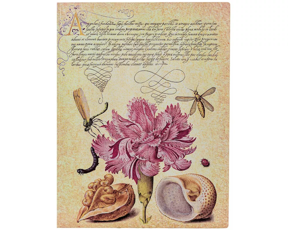 Softcover Notizbuch Rosa Nelke Ultra Unliniert