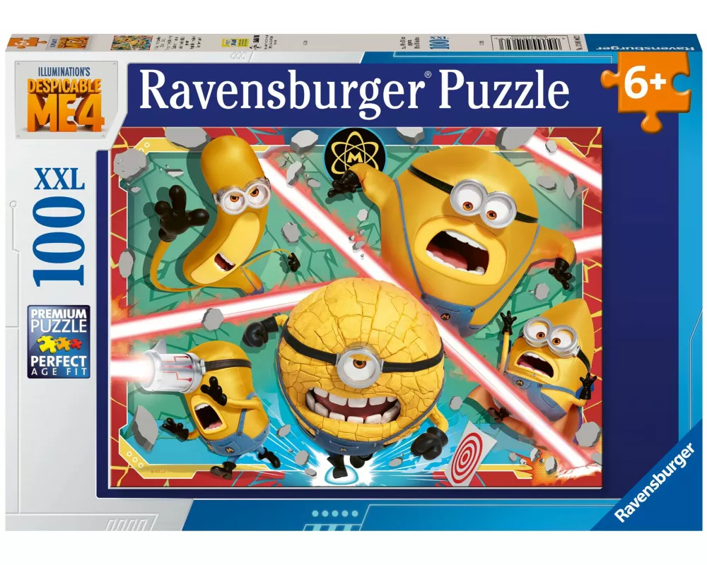 Kinderpuzzle 100 XXL Teile - Minions - Einfach unverbesserliche Zeiten in Sicht