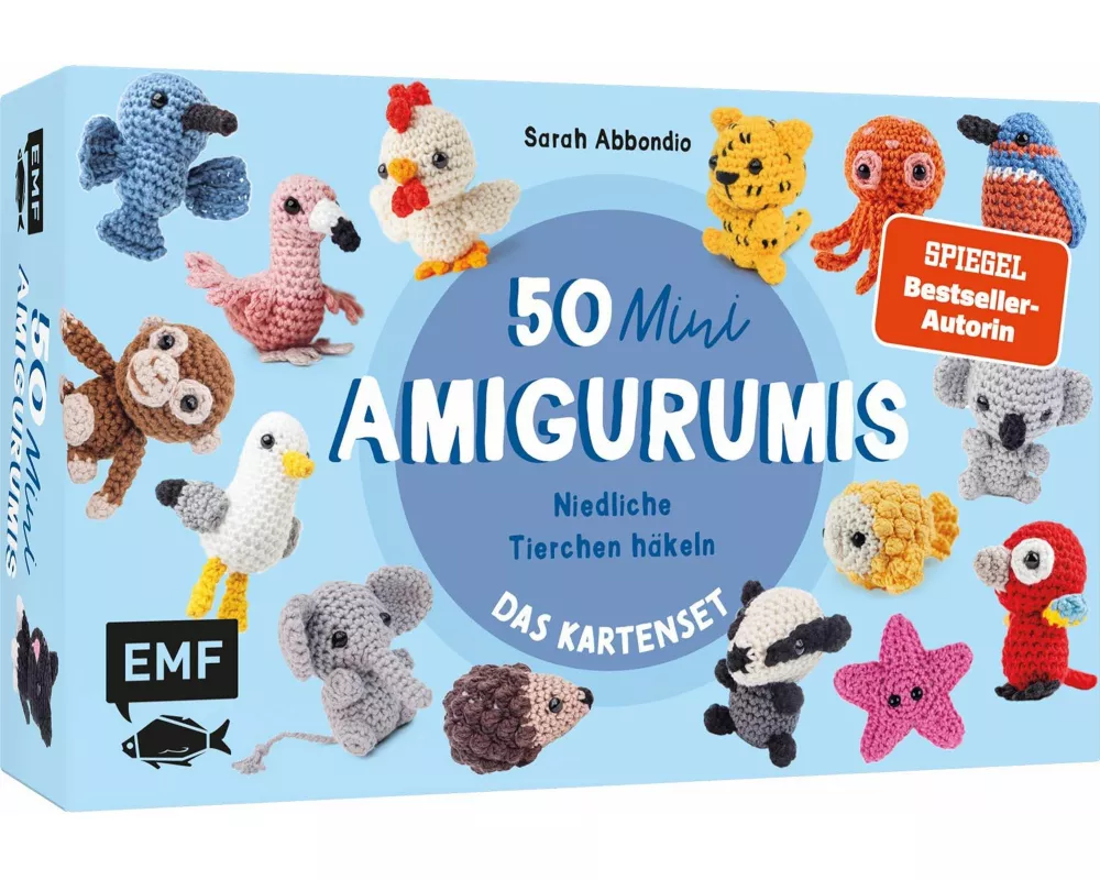 50 Mini-Amigurumis – Das Kartenset