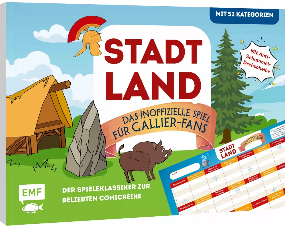 Stadt, Land, das inoffizielle Spiel für Gallier-Fans – Der Spieleklassiker zur beliebten Comicreihe