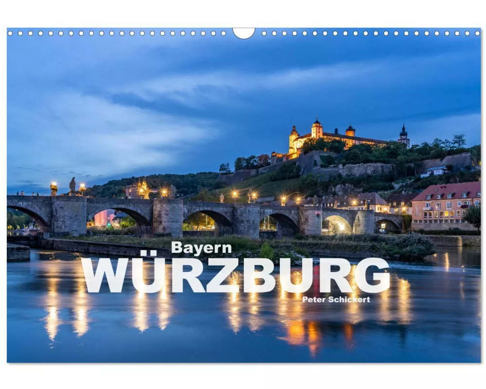 Würzburg - Bayern (Wandkalender 2026 DIN A3 quer), CALVENDO Monatskalender