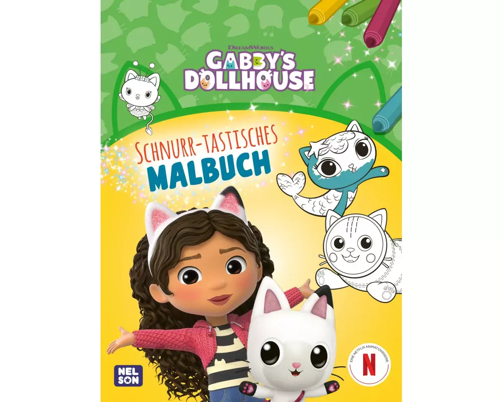 Gabby's Dollhouse: Schnurr-tastisches Malbuch