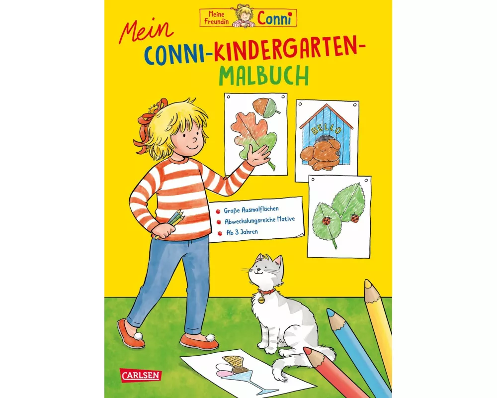 Conni Gelbe Reihe (Beschäftigungsbuch): Mein Conni-Kindergarten-Malbuch