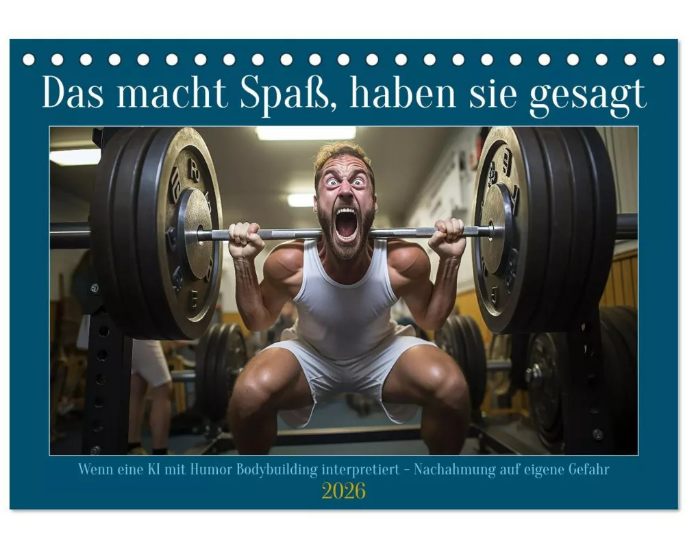 Das macht Spaß, haben sie gesagt (Tischkalender 2026 DIN A5 quer), CALVENDO Monatskalender