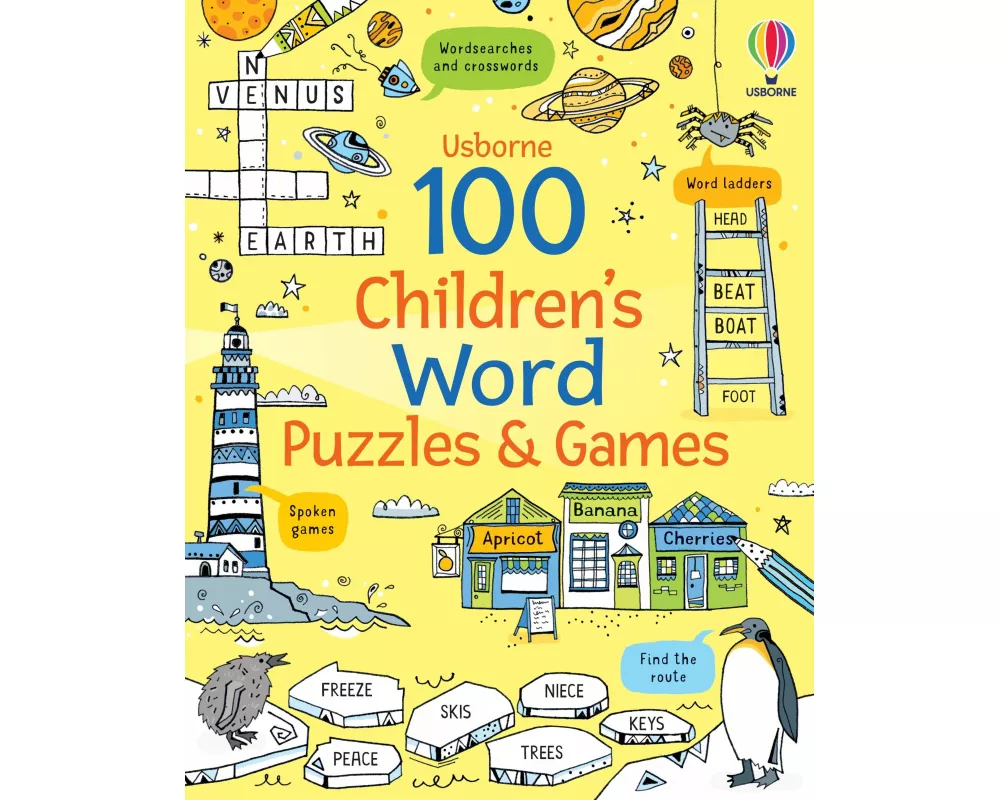 100 Children's Word Puzzles and Games