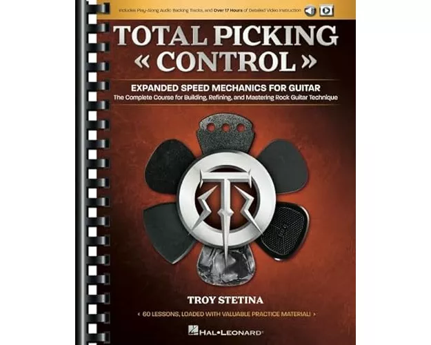 Total Picking Control - Expanded Speed Mechanics for Guitar with 60 Lessons, Audio Backing Tracks, and Over 17 Hours of Detailed Video Instruction!
