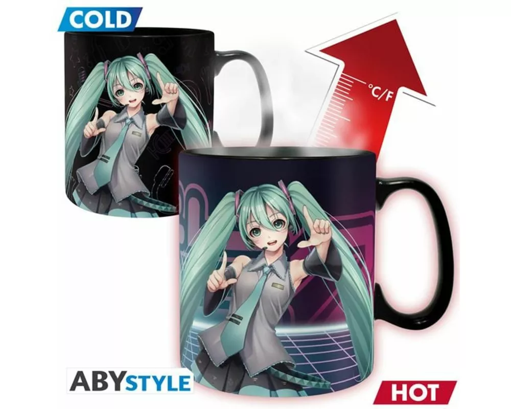 HATSUNE MIKU - Mug Heat Change - 460 ml - Hatsune Miku - cardboard