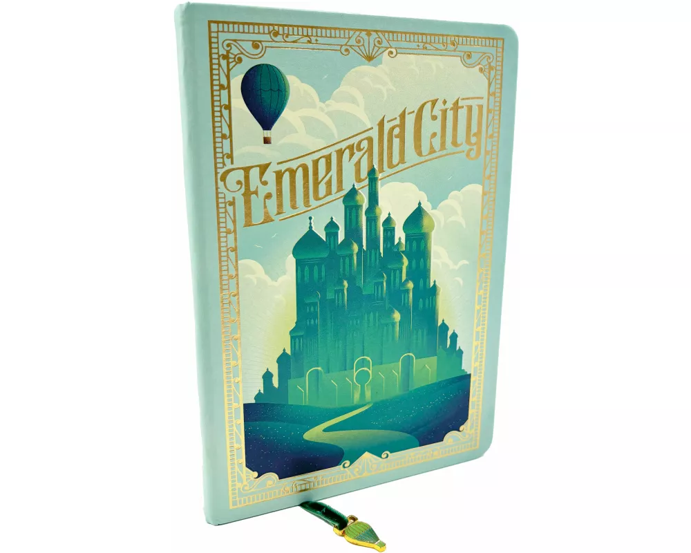 Wicked: Emerald City Journal with Ribbon Charm