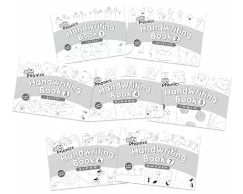 Jolly Phonics Handwriting Books Complete Set (1-7)