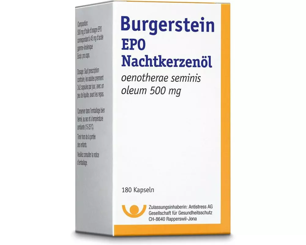 Burgerstein Kapsel Epo Nachtkerzenöl 500 Mg