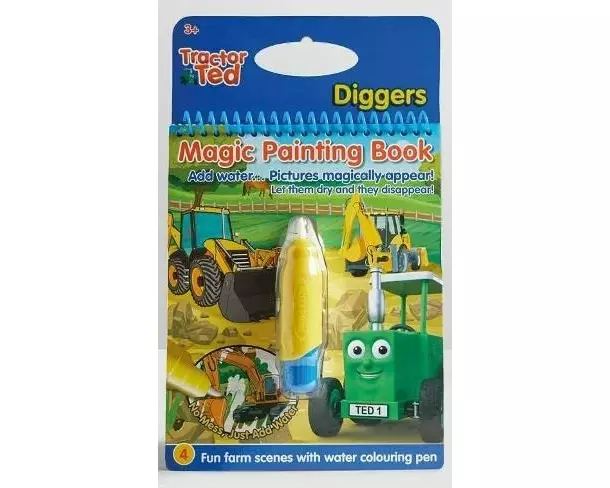 Tractor Ted Magic Painting Book - Diggers