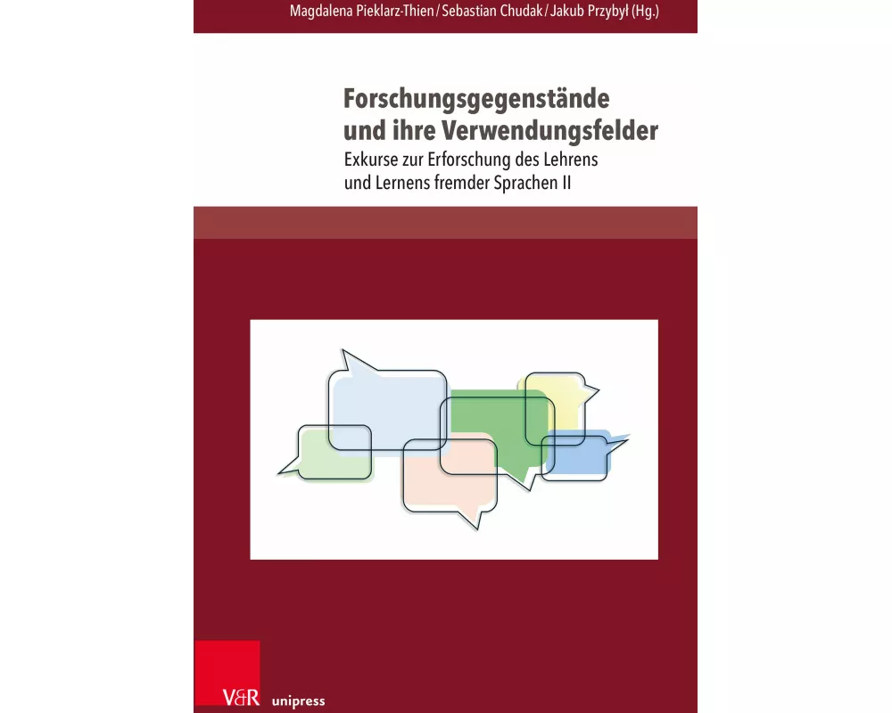 Forschungsgegenstände und ihre Verwendungsfelder