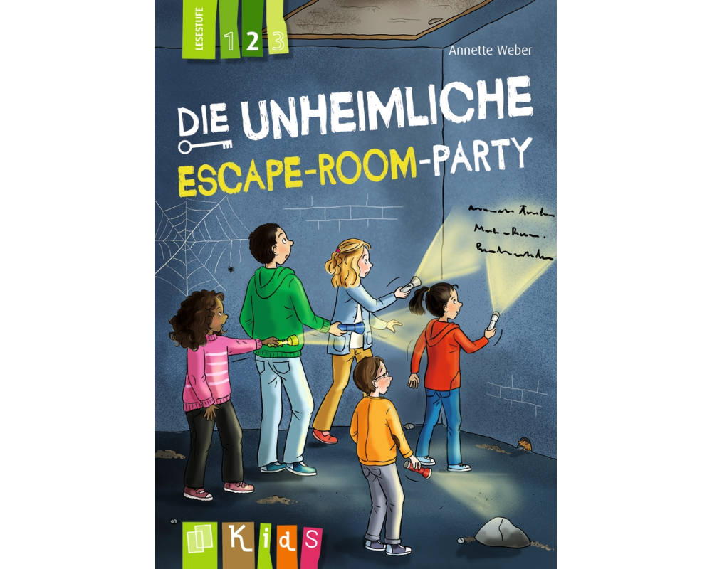 Die unheimliche Escape-Room-Party – Lesestufe 2