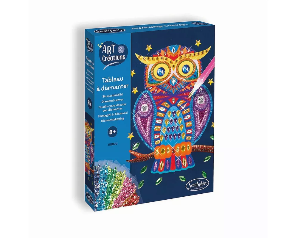 SENTOSPHERE - Strasssteinbild Eule