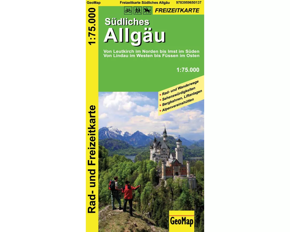 Südliches Allgäu - Rad- und Freizeitkarte