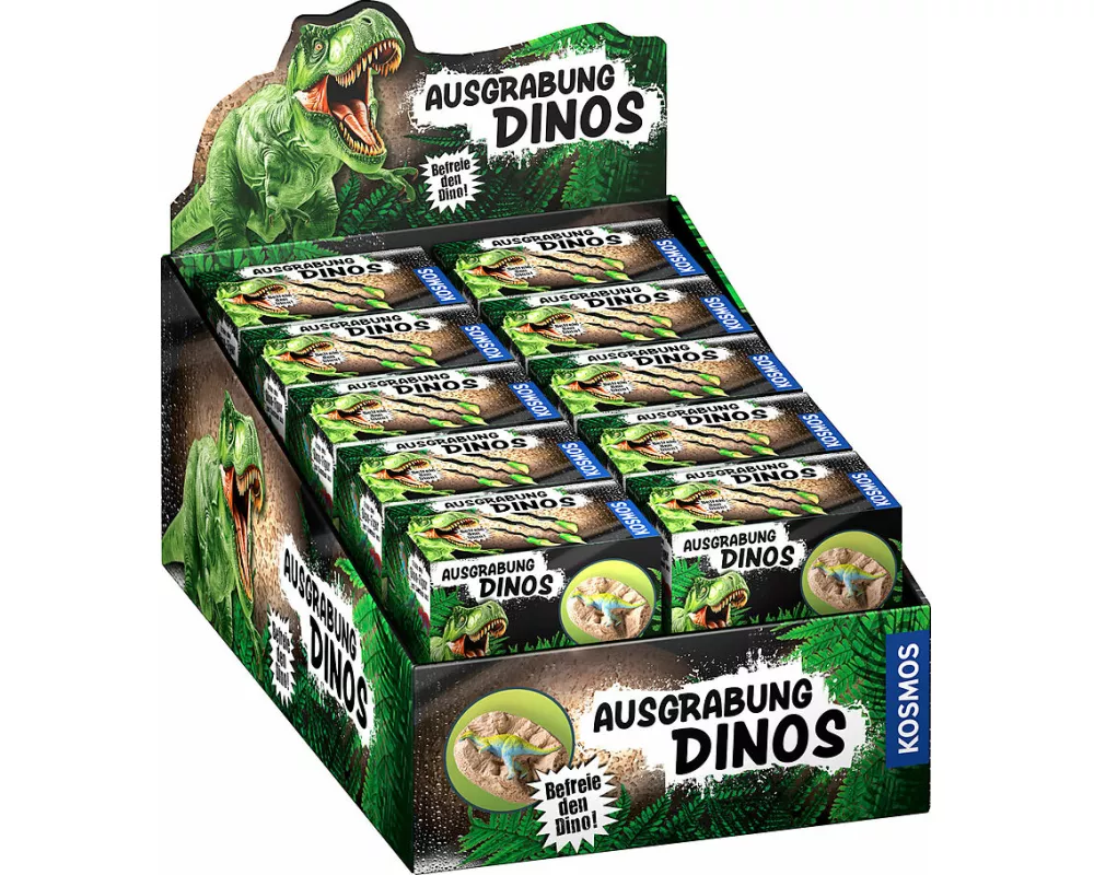 Ausgrabung Dinos (20 Ex. im Display)