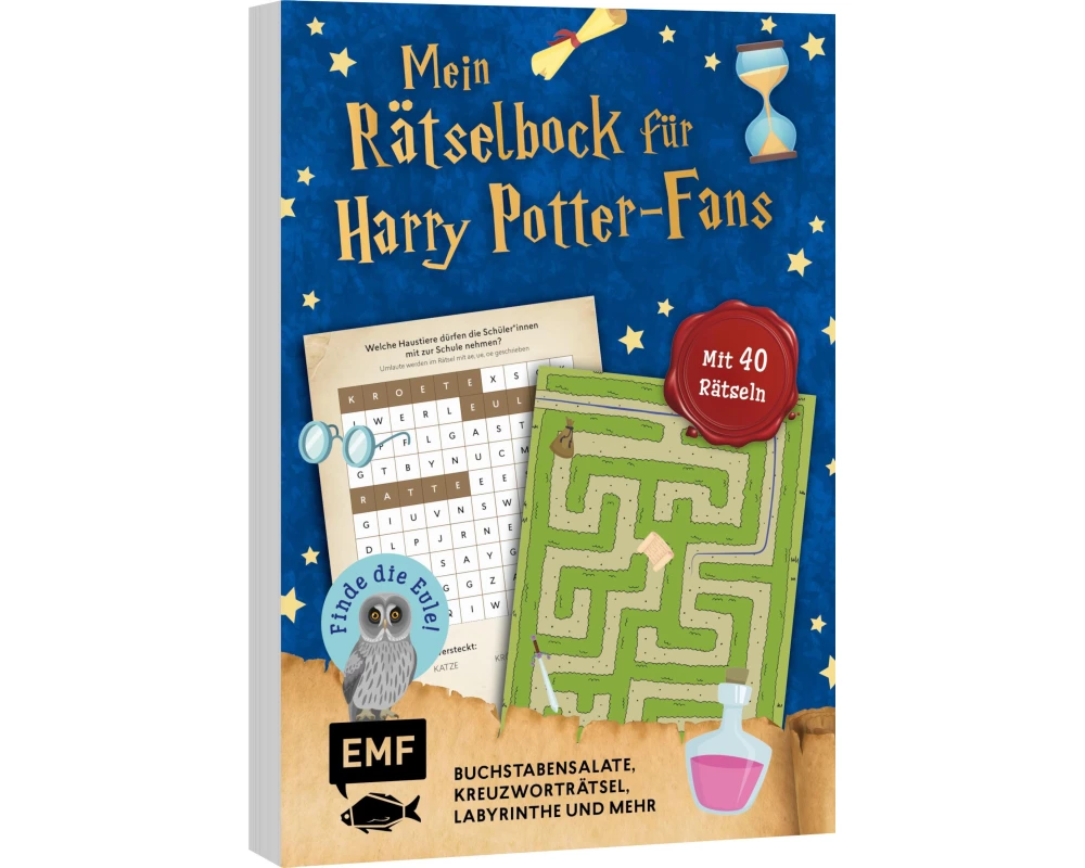 Mein zauberhafter Rätselblock für Harry Potter-Fans – Finde die Eule!
