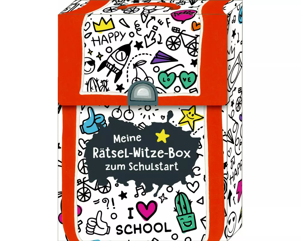 Kartenbox – Meine Rätsel-Witze-Box zum Schulstart
