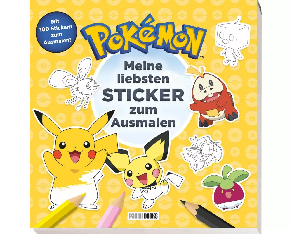 Pokémon: Meine liebsten Sticker zum Ausmalen