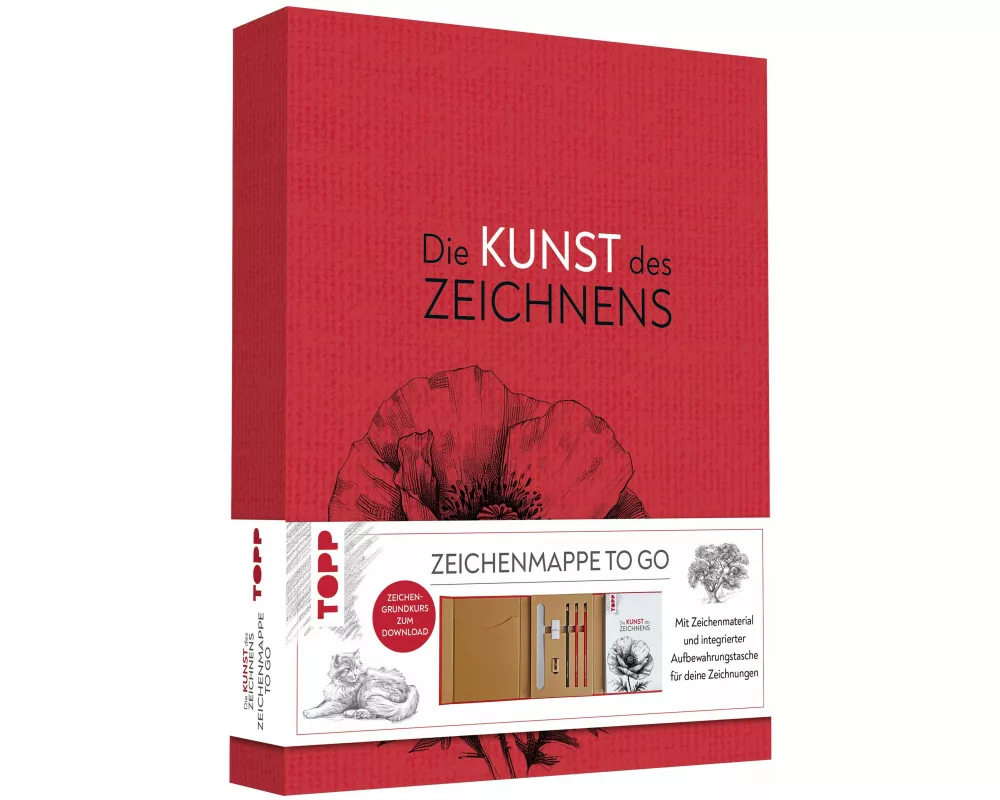 Die Kunst des Zeichnens - Zeichenmappe to go