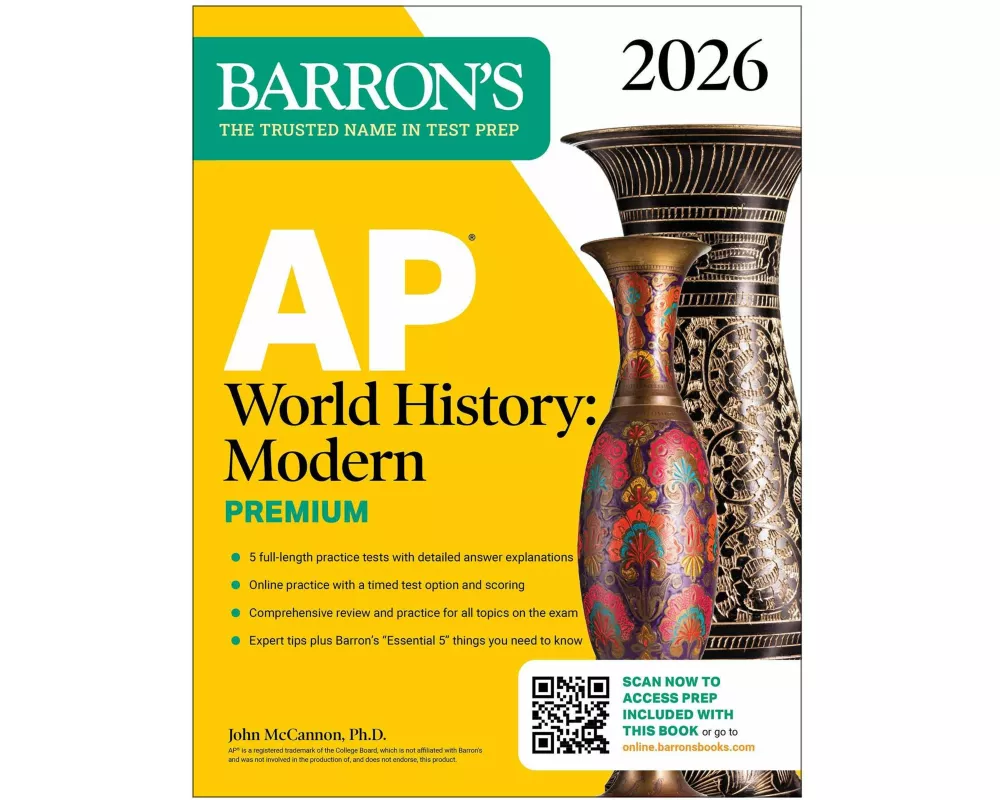 AP World History: Modern Premium, 2026: Prep Book with 5 Practice Tests + Comprehensive Review + Online Practice