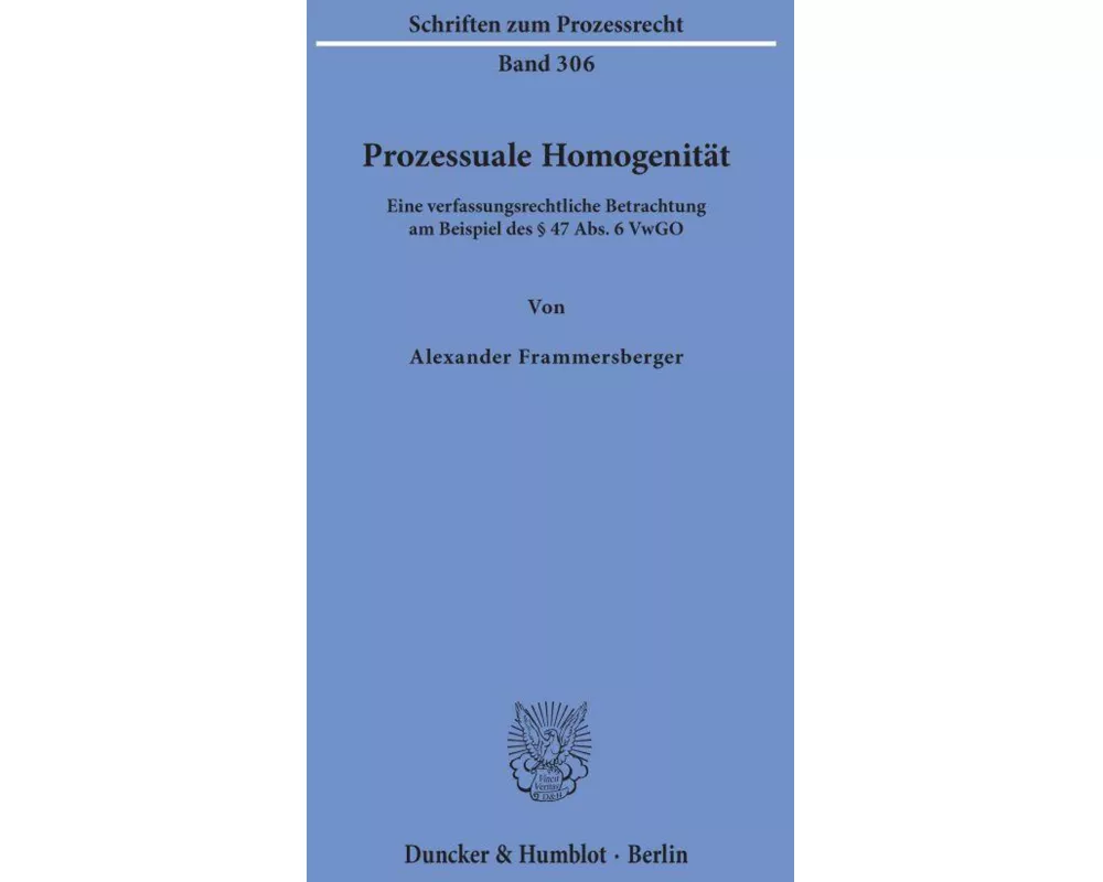 Prozessuale Homogenität