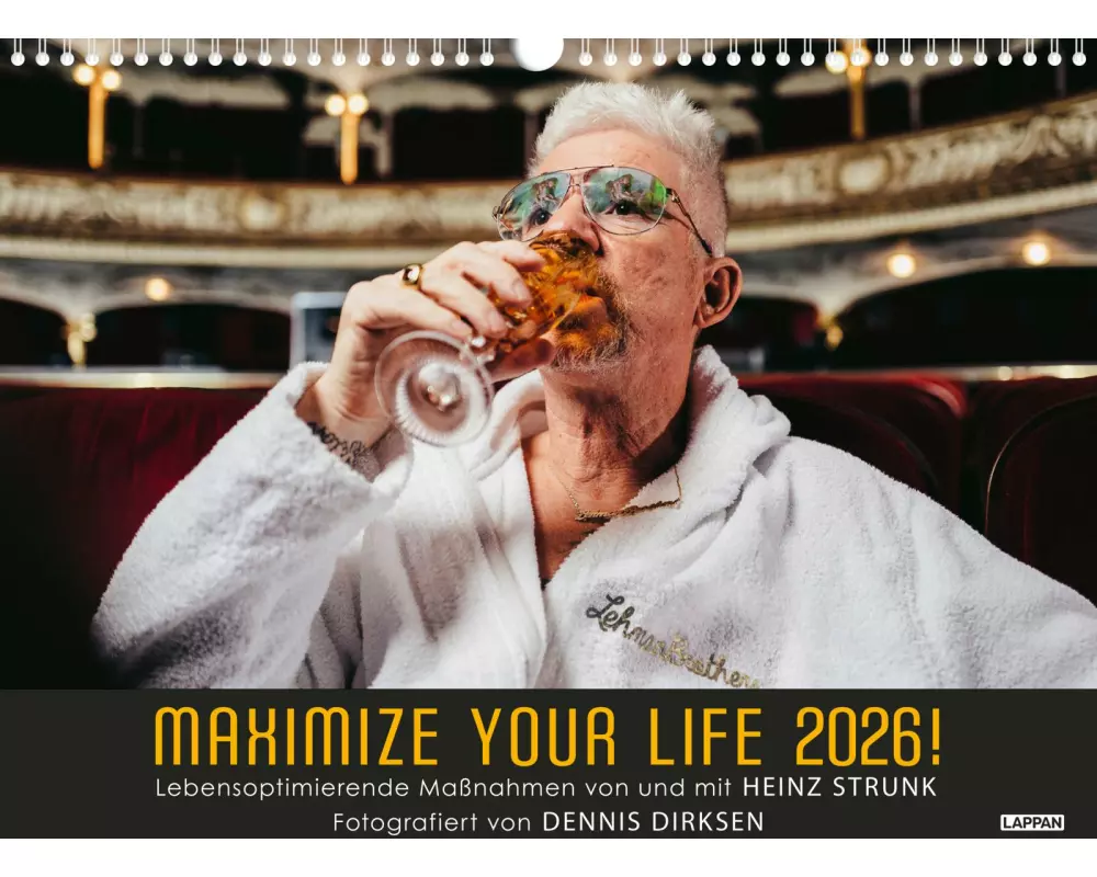 Maximize your life 2026! Lebensoptimierende Maßnahmen von und mit Heinz Strunk