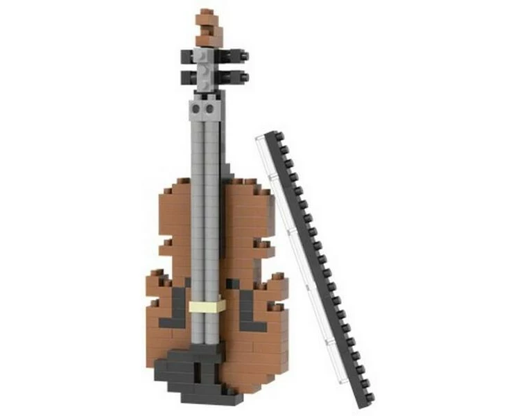 BRIXIES Bausteinmodell Violine aus 161 Bausteinen